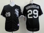 Chicago White Sox 29 Jeff Samardzija black mlb baseball jersey