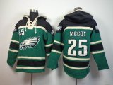 Philadelphia Eagles 25 LeSean McCoy Green nfl Hooded Sweatshirt