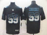 Nike Carolina Panthers luke kuechly #59 black Color Rush Limited Jersey Fireworks version