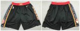 Atlanta Hawks black nike nba basketball shorts-XD