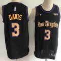 Nike Los Angeles Lakers #3 Anthony Davis Black NBA jersey -YL