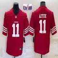 49ers #11 Brandon Aiyuk red nike Color Rush Limited Jersey-BD 01