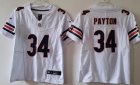 Youth Chicago Bears #34 Walter Payton white Nike Vapor F.U.S.E. Limited Jersey