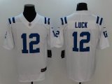 Indianapolis Colts 12 Andrew Luck Nike white Color Rush Limited Jersey