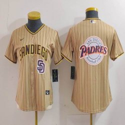 Youth Nike San Diego Padres blank beige majestic baseball jerseys 05