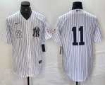 Nike New York Yankees #11 Anthony Volpe white MLB baseball Jersey Joint name -BD 04