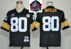 2012 Hall Of Fame Pittsburgh Steelers 80# Jack Butler Jerseys Black NFL