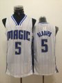 Adidas Orlando Magic #5 Victor Oladipo white nba basketball jersey