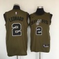 San Antonio Spurs #2 Kawhi Leonard Green nike nba jersey