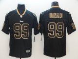 Nike Rams #99 Aaron Donald Lights Out Black Color Rush Limited Jersey