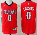 New Orleans Pelicans #0 DeMarcus Cousins red NBA jersey