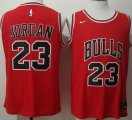 Nike Chicago Bulls #23 Michael Jordan red nba basketball jersey