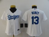 Women Nike Los Angeles Dodgers #13 Max Muncy White majestic baseball Jersey