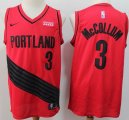 Nike Portland Trail Blazers #3 C.J. McCollum red NBA Jerseys-S8