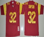 USC Trojans O.J Simpson 32 College Footballl Jersey - Red