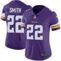 Women Nike Dallas Vikings 22 Smith Purple Color Rush Limited Jersey