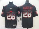 Nike New York Giants #26 Saquon Barkley black Color Rush Limited Jersey Fireworks version