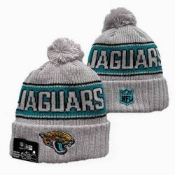 2024 Jacksonville Jaguars gray green NFL Sports Cuffed Knit Hats