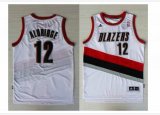 Adidas Portland Trail Blazers 12 ALDRIDGE white basketball jersey