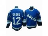 Tampa Bay Lightning #12 GAGNE blue NHL Jerseys