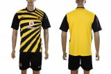 2011-2012 Kaizer Chiefs club yellow black home jerseys