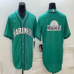 Nike Seattle Mariners blank green majestic mlb jersey-BD 01