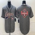 Nike Houston Astros blank Hemp grey majestic baseball jerseys Joint name -BD 09