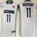 Uconn Huskies #11 Ryan Boatright White Basketball Stitched NCAA Jersey