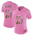 Women Nike Miami Dolphins 13 Marino Pink Camouflage font love pink 2017 Vapor Untouchable player jersey