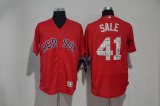 2017 Boston Red Sox #41 Chris Sale red Flexbase Authentic Collection Jerseys