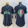 Women 2023 World Cup Mexico blank black majestic MLB baseball Jerseys-BD 22