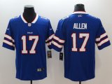 Nike Buffalo Bills #17 Josh Allen blue Color Rush Limited Jersey