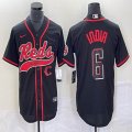 Nike Cincinnati Reds #6 Jonathan India black majestic baseball jerseys Joint name-BD 08