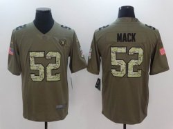 Nike Raiders 52 Khalil Mack green gold fashion Color Rush Limited Jersey