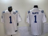 Indianapolis Colts #1 Pat McAfee white nike Color Rush Limited Jerseys 01