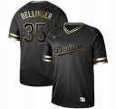 Nike Los Angeles Dodgers #35 Cody Bellinger black gold baseball jersey