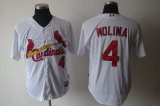 St.Louis Cardinals 4 MOLINA white MLB Jerseys