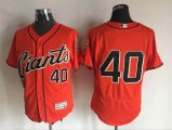 2016 San Francisco Giants #40 Madison Bumgarner orange Flexbase Authentic Collection Jersey