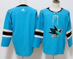 Adidas San Jose Sharks blank green Ice Hockey Jersey