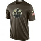 Men Edmonton Oilers Salute To Service Nike Dri-FIT T-Shirt