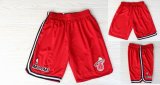 Miami Heat red nba shorts