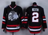 Chicago Blackhawks Duncan Keith #2 black Ice hockey jersey(1)