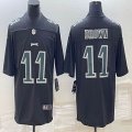 2023 super bowl Philadelphia Eagles #11 Carson A.J. Brown black Color Rush Limited Jersey-BD 01