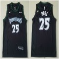 Minnesota Timberwolves #25 Derrick Rose black nike nba jersey-TY