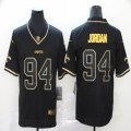 Nike New Orleans Saints #94 Cameron Jordan black gold throwback Color Rush Limited Jersey