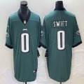 Philadelphia Eagles #0 Swift White Green Color Rush Limited Jersey-BD