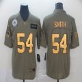 Dallas Cowboys #54 Jaylon Smith green gold Nike Olive 2019 Salute to Service Limited Jersey