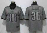 Nike Philadelphia Eagles 36 Ajayi Gray 2017 Vapor Untouchable Men Stitched Gridiron Gray Limited jersey