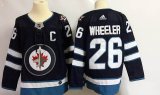 Adidas Winnipeg Jets Jersey #26 Blake Wheeler Dark blue hockey jersey