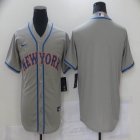 Nike New York Mets blank gray majestic mlb jerseys-BD